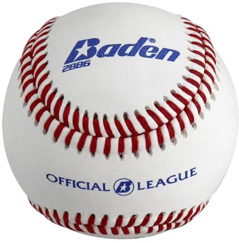 Baden Official League Raised Seams Leather Baseballs - 2BBG (Dozen)