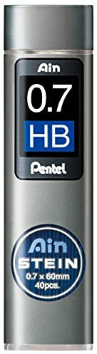 Pentel Ain STEIN C277 Feinmine, 40 Minen je Dose, 0.7 mm, Härtegrad HB (1 Dose)