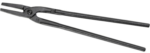 PICARD Pinza da fabbro a bocca piattai, Nr. 47, 300 mm | Tenaglia professionale in acciaio C35 | Utensile da forgiatura per fabbri e maniscalchi