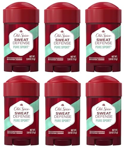 Old Spice Anti-Transpirant 2.6 Sport pur Ounce + Crémeux (76ml) (6 Pack)
