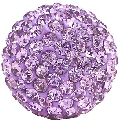 Morella ángel Bola de resonancia de circonita Ø 16 mm para Damas Color Lila