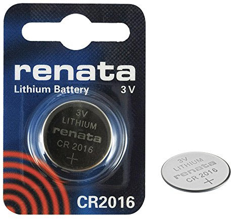 2 x Renata CR2016 Swiss Made 90mAh Batterien Zelle Münze Schaltfläche Watch 3V-Lithium-Batterie