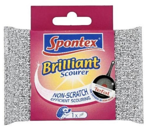 Spontex Brilliant Scourer Non-Scratch - Pack Of 3 by Spontex