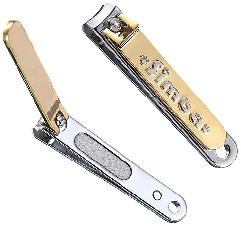 Simba Gold-Plated Carbon Steel Baby Nail Clipper with Built-in Nail File