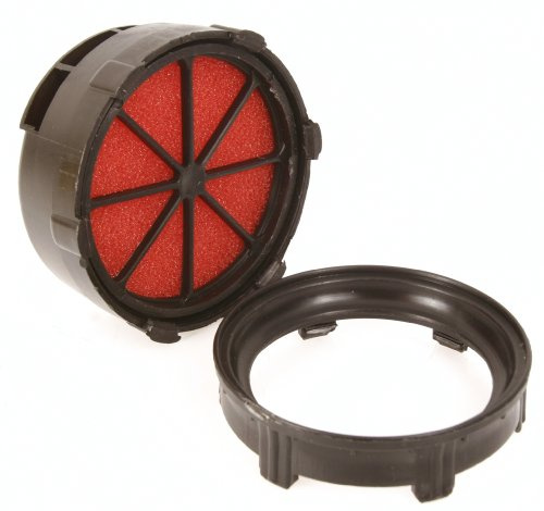MALOSSI Filtro aria da corsa E3A, SHBC 19.19, per Vespa 50 SR /100/125 PV/ET3, nero, filtro interno: rosso