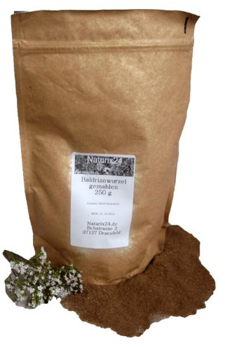 Naturix24 – Valerianrot mald – 250 g påse