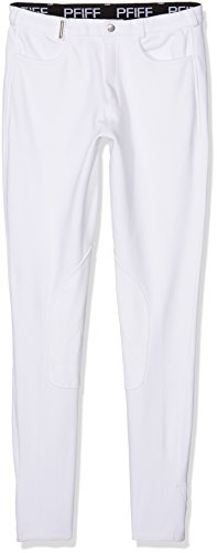 Pfiff 101906 - Pantaloni da Equitazione da Uomo, per Carnevale, Colore: Bianco, 56