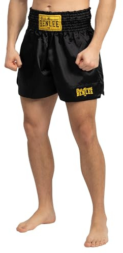 Benlee Rocky Marciano Thaiboxhose Guantes de Boxeo, Hombre, Negro, M