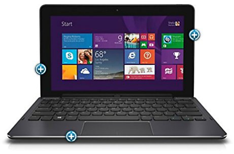 Dell Venue 11 Pro 10.8-inch Tablet (Intel Core i5-4210Y 1.6GHz, 4GB RAM, 128GB SSD, WLAN, Bluetooth, Webcam, Windows 8.1)