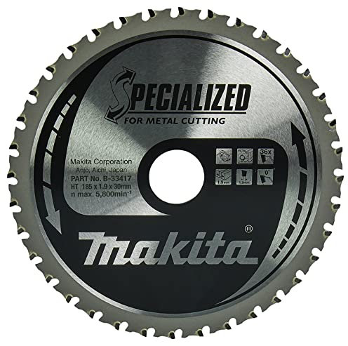 Makita B-33417 Specialized Metal Cutting Saw Blade 185x30x36T