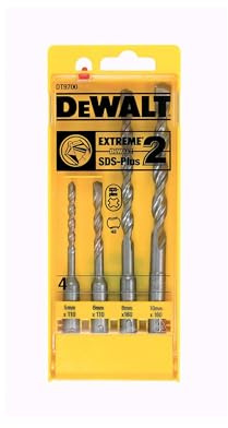 DEWALT DT9700-QZ DT9700-QZ-Selección 4 unid. de dim. 5,6,8,10 SDS-Plus Extreme2