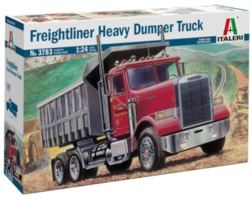 Italeri 3783 1:24 utomhusliner, tung tipplaster – originaltrogen kopia, modelltillverkning, hantverk, hobby, limning, plastbyggsats, montering, medium, olackerad