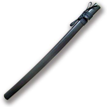 Saya per bokken, in plastica, colore nero