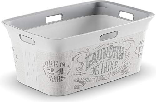 Keter Kis Chic Cesta - Portabiancheria Decorata Da 45 Lt - 59X39X27H Laundry Bag