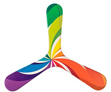 Wallaby Boomerangs Boomerang en Bois pour débutants l' Arc-en-Ciel