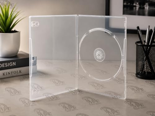 25 X Single Slim 7mm Clear DVD/CD/BLU RAY Case