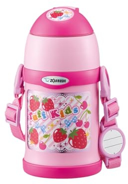 Zojirushi water bottle 2WAY cup and straw stainless bottle 450ml Red SC-ZT45-RA