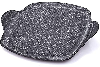 Moneta Gusto Griglia Quadrata, Alluminio, Nero, 25x25 cm