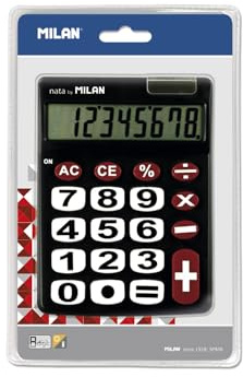 MILAN 151708BL - Calculadora, 8 dígitos, multicolor
