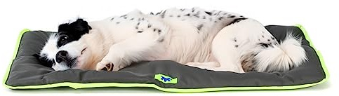 Ferplast Hundematte & Katzenmatte Mittel - Waschbares Hundebett - Hundekissen - Wasserdicht & Kratzfest - Matte für Hundehütten und Auto, Hundekorb - Jolly - 83 x 50 cm, M, SCHWARZ