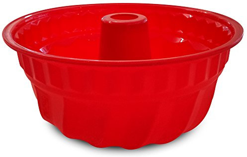 Guardini, Stampo gugelhopf Ø 22 cm, Silicone alimentare, Rosso, Made in Italy, Linea Juliette