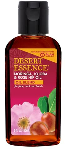 Desert Essence Moringa,Jojoba & Rosehip Oil 2fl oz
