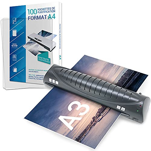 Texet A78211-21V Pro lamineringsmaskin med 100 A4-ark svart