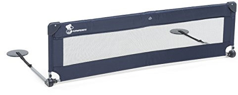 Foppapedretti Hoplà, Bettgitter, zusammenklappbar, für Kinder von 18 Monaten bis zu 5 Jahren, 150 x 43 cm, blau