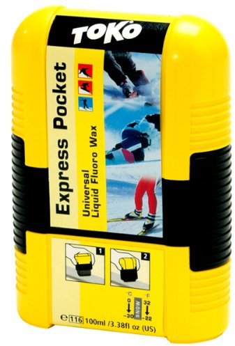 Toko Wachs Express Pocket 100 ml - Schutz vor Kratzern, Wasserflecken und Schmutz - Skifahrer, Snowboarder - Skiwachs - Wachsschutz