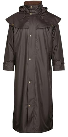 Scippis - Stockman Coat (Rain Wear) - Brown, Small