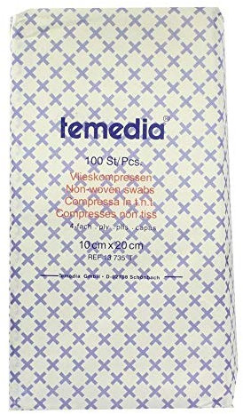 Vlieskompressen 10x20 cm 4x unsteril 100 st