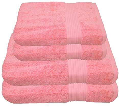 Julie Julsen Handtuch Set 2X Duschtuch 2X Handtuch Rosa/in 23 Farben erhältlich weich und saugstark