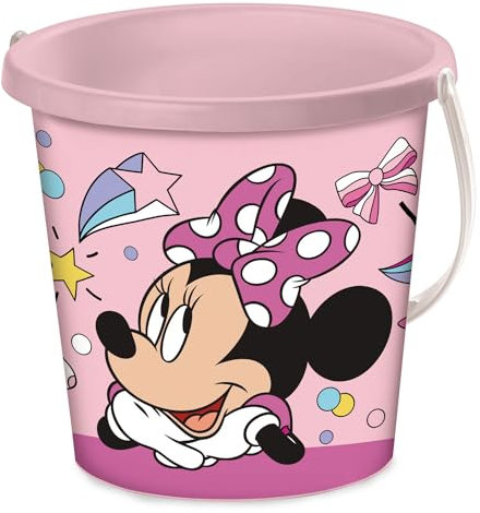 Mondo Toys - BUCKET MINNIE - Sandeimer ø17 cm - Strandspielzeug für Kinder ab 3 Jahren - 18889
