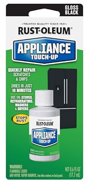 Rust-Oleum 213174 .6-Ounce Specialty Brush Bottle Appliance Touch Up, Black