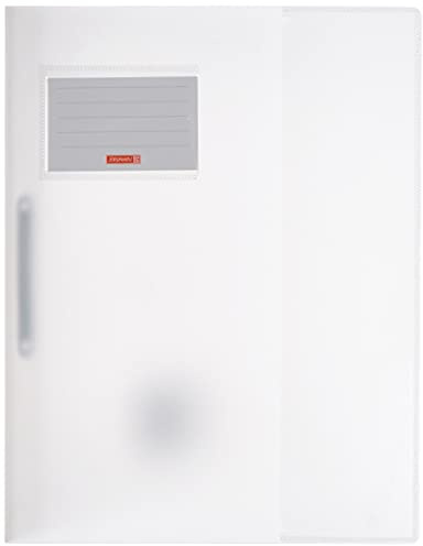 Brunnen fakta! Polypropylenmapp A4 24 x 34 cm genomskinlig färg singolo bianco