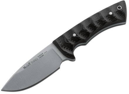 Muela Unisex Rhino Micarta Black 10.4 Cm Fahrtenmesser, Schwarz, M EU