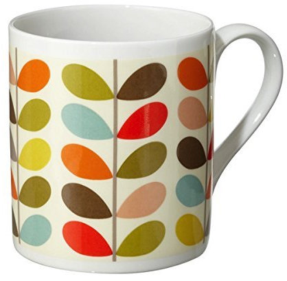 Orla Kiely Multi Colour Ten Stem Mug by McLaggen Smith