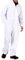 Army And Workwear White Adults Men's Workwear Loose Fit Work/Utility Coverall Overall L
