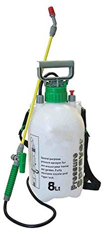 Pulvérisateur de jardin manuel à pression pour désherbant, produits chimiques ou eau 8L PRESSURE SPRAYER
