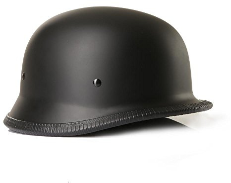 Halbschalenhelm Chopperhelm Brain Cap CMX German Easy Rider schwarz