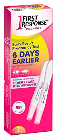 First Response Early Result Pregnancy Test, 2 Count (Packaging & Test Design May Vary)