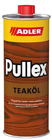 ADLER Pullex Teaköl Holzöl Innen & Außen Farblos 1l