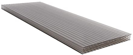 LASTRA POLICARBONATO ALVEOLARE Exolon 300x105 cm Spessore 10 mm 4 PARETI BRONZO