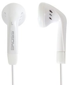 KOSS AUDIO & VIDEO KE5W LIGHTWEIGHT EARBUDS WHITE (10 pieces)