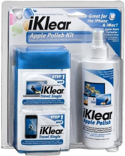 iKlear iK-5MCK - Kit de limpieza iKlear Apple Pulish para iPod