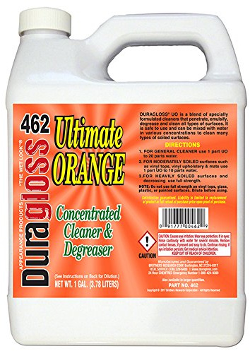 Duragloss 462 Ultimate Orange Concentrated Cleaner and Degreaser, 1 gallon, 1 Pack