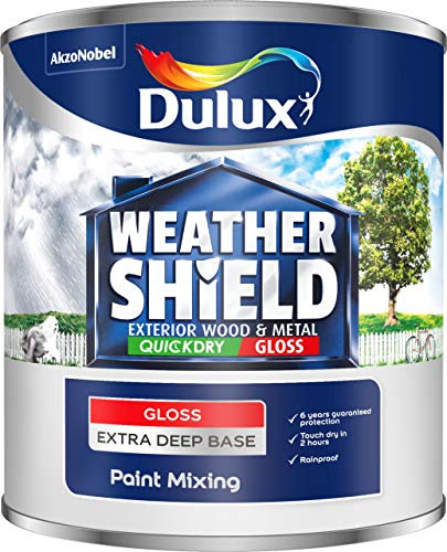 Dulux Weathershield Quick Drying Exterior Gloss 1L Extra Deep