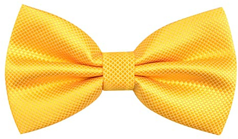 Alizeal Mens Solid Color Bow ties Polyester Pre Tied Wedding Bow Tie