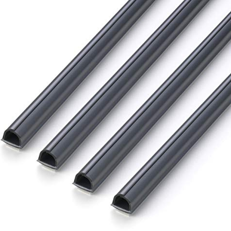 Inofix Cablefix Kabelkanal selbstklebend Set 4 x1m silbergrau