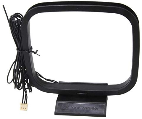 Antenne de Boucle FM AM Ancable avec Mini connecteur à 3 Broches pour Les systèmes de récepteur AV stéréo Sony Sharp